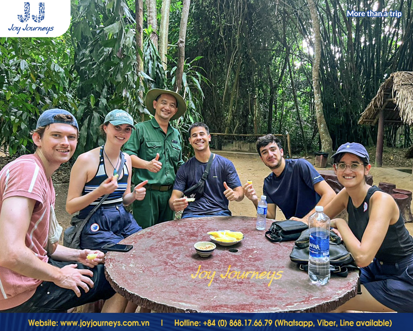 The Joy Journeys Ben Duoc half day tour review consistently mentions the quality of transportation provided.
